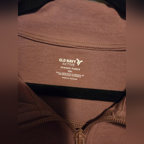Old Navy Active Dynamic Fleece size XXL Half-Zip Sweater - Mauve - Picture 6 of 9